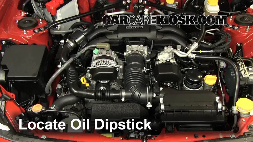 2013 Scion FR-S 2.0L 4 Cyl. Oil Check Oil Level